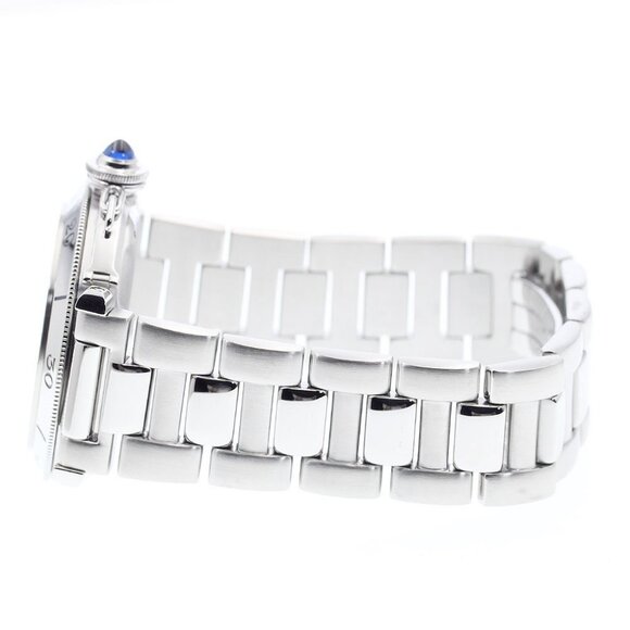 CARTIER Pasha 38 W31005H3 Roman index white Dial Automatic Men's Watch_894548 - Picture 6 of 6